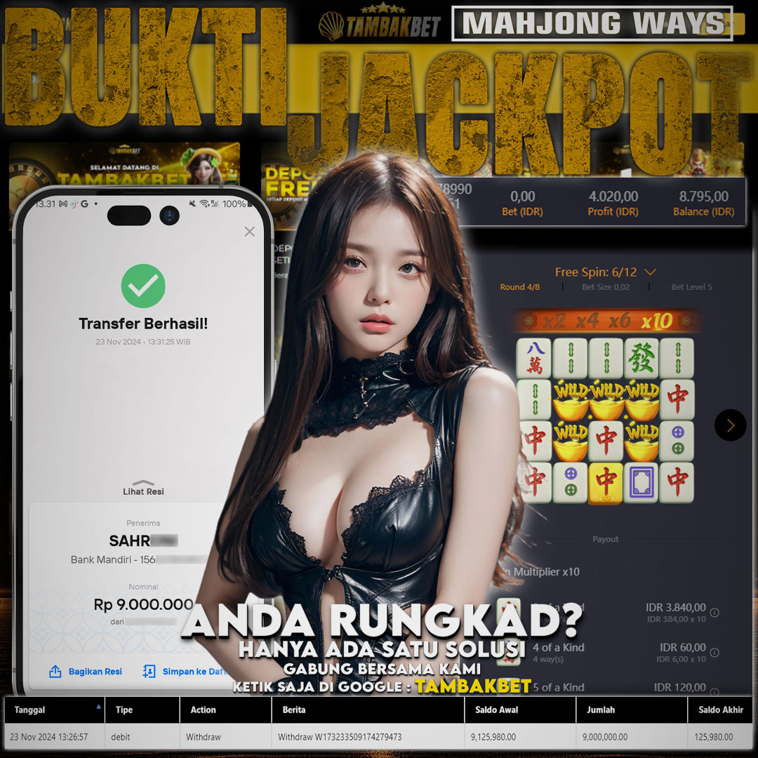 BUKTI JACKPOT SLOT PG SOFT MAHJONG WAYS